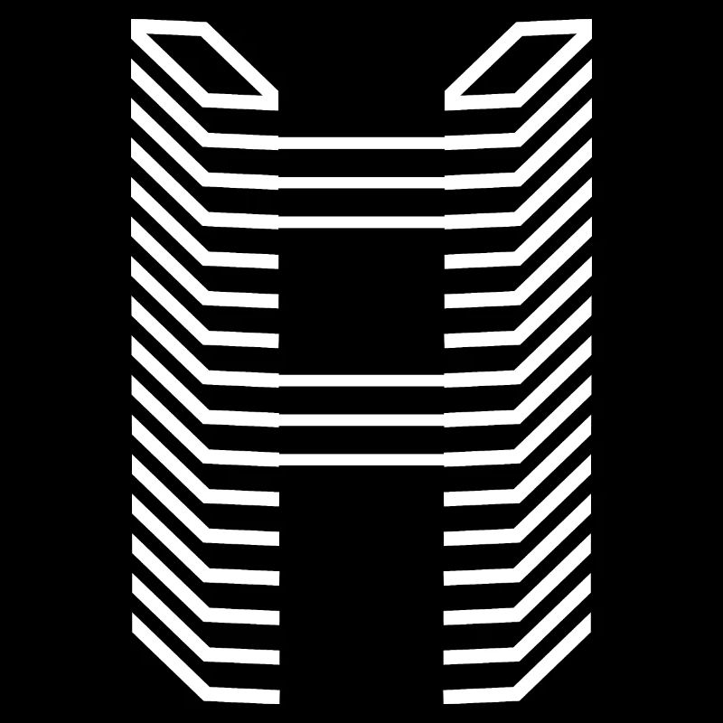 Einzigartiger Buchstabe Ein Logo-Design "Weiß"