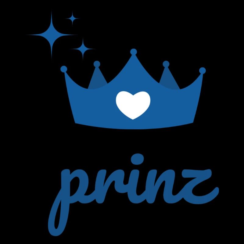 Prinz - Der einzige Prinz mit Krone in Blau