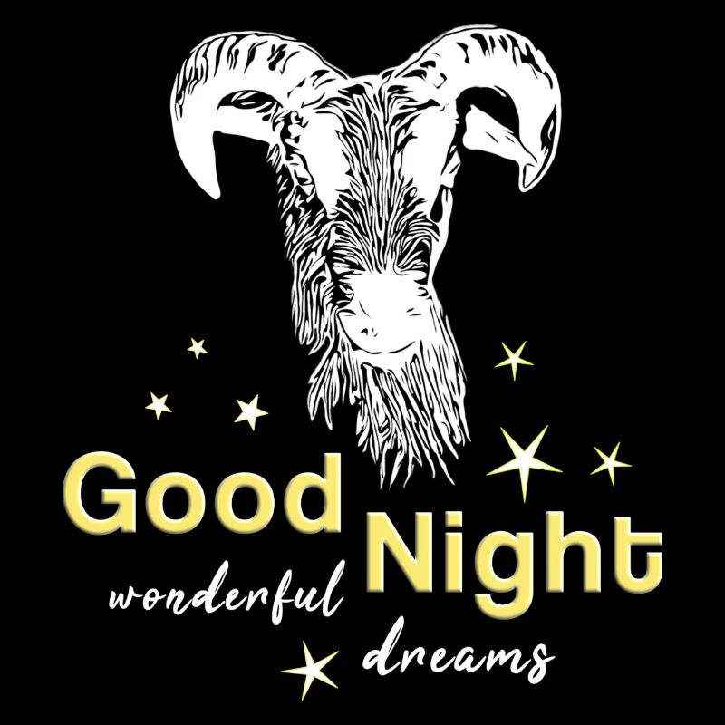 schafbock good night Schaf Schlafshirt