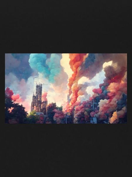Colourful industrial