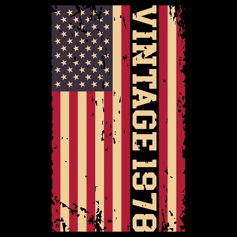Vintage 1978 US Flagge