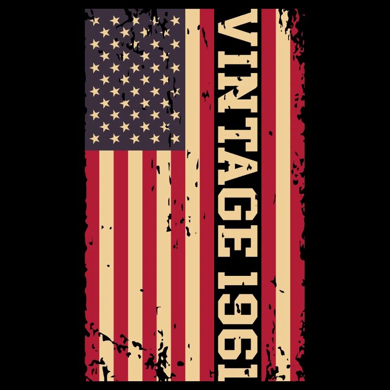 Vintage 1961 US Flagge