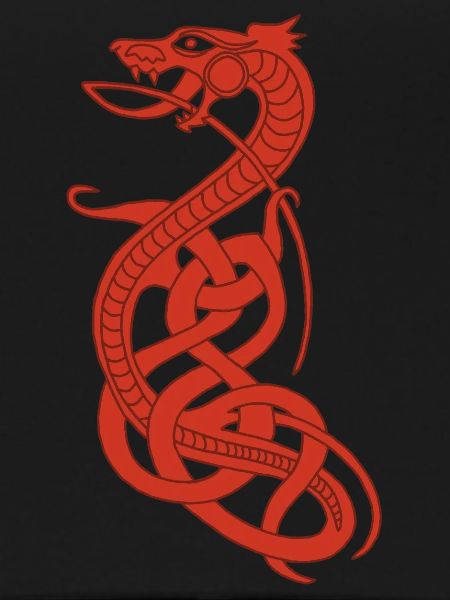 Serpent rouge infini
