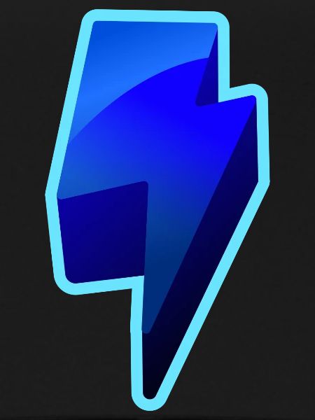 NeonBlitz Lightning Graphic Blue
