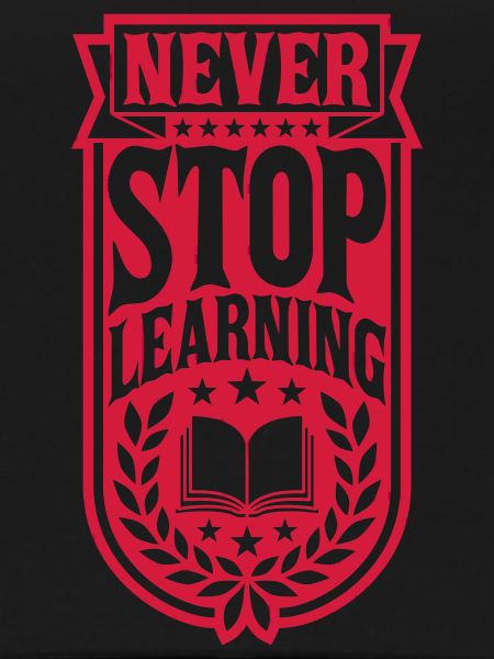 never stop learning quote