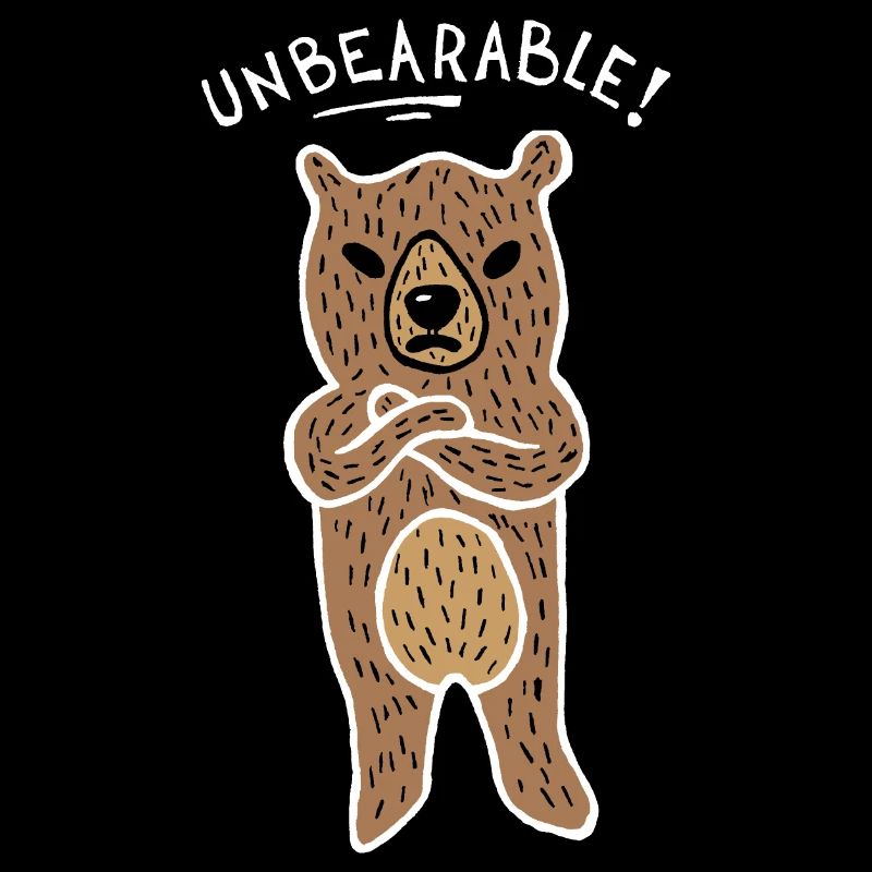 Ours insupportable (Blanc)