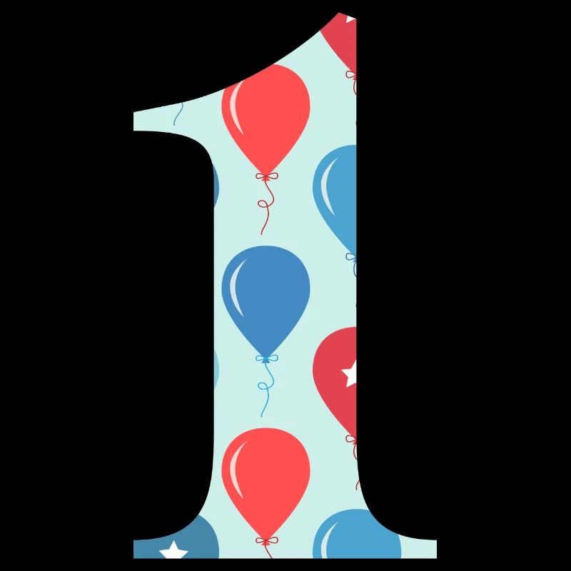 1st anniversary balloon