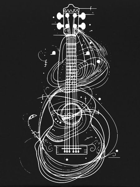 Ukulele Drawing