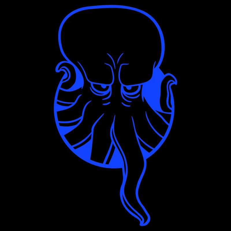 Octopus Hole Tentacle Annoyed Show Evil Eye