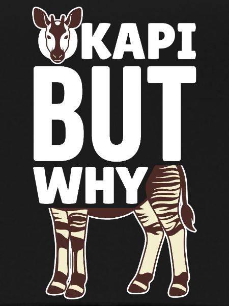 Okapi-liebhaber Okapi-tier Seltene Tierweltliebe