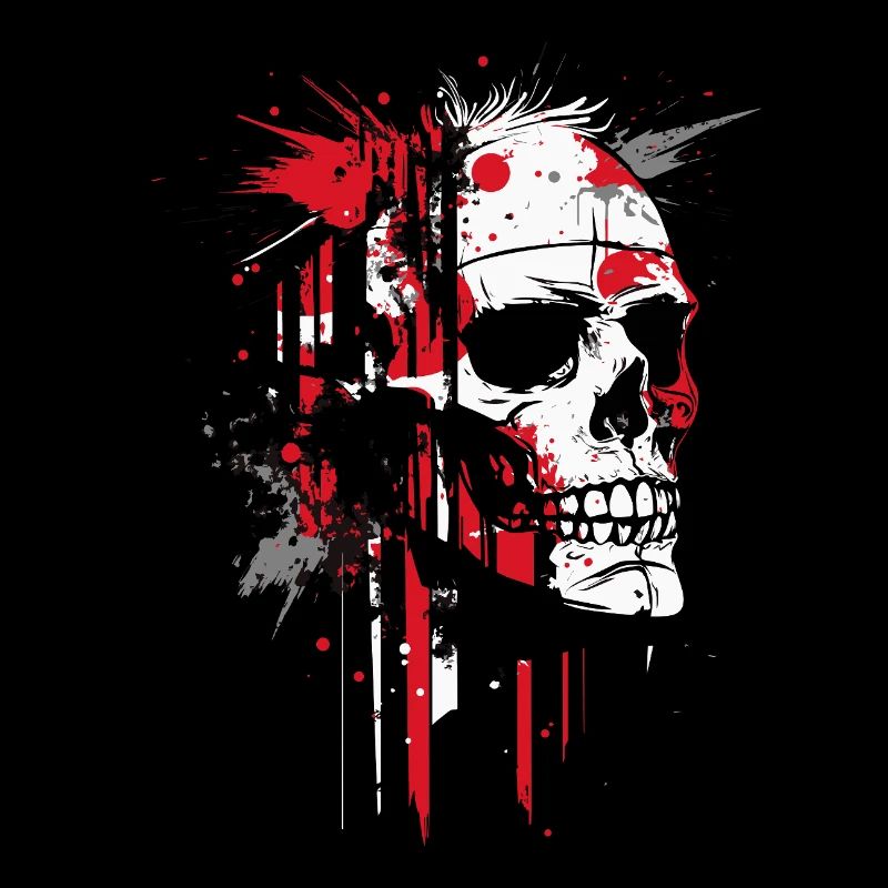 Abstract Skull