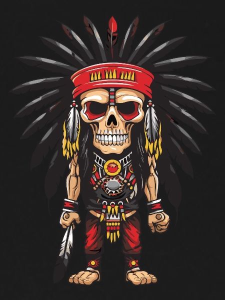 Apache Indian Skeleton