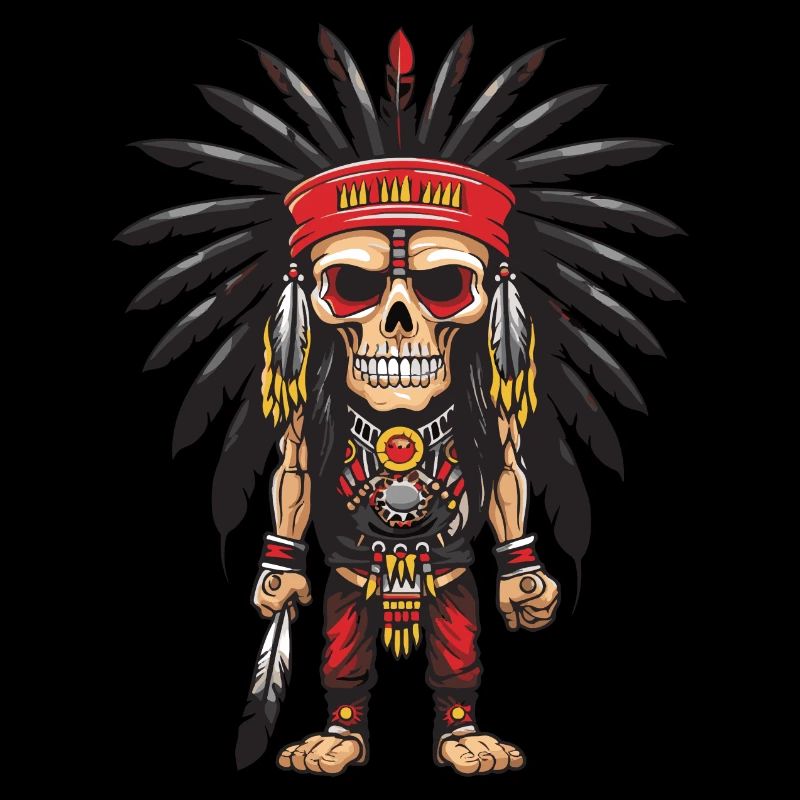 Apache Indianer Skelett