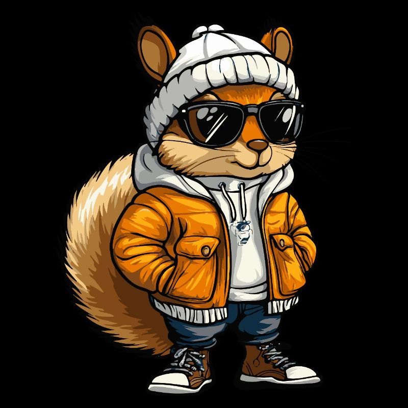 Eichhörnchen Cool Comic