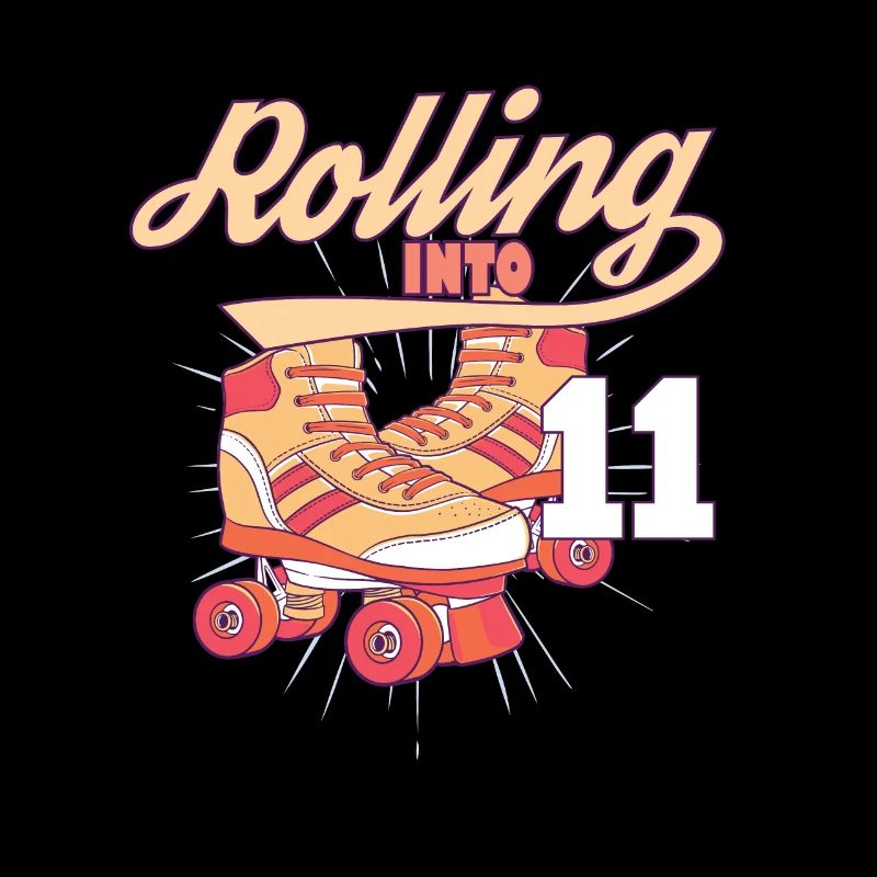 Rolling Into 11 Roller Skating Birthday Party