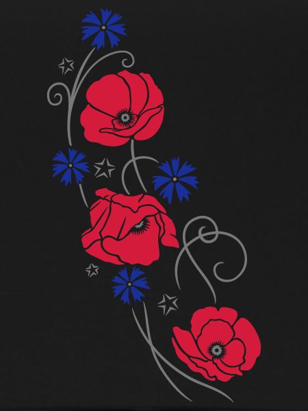 Coquelicots. Design d'été.