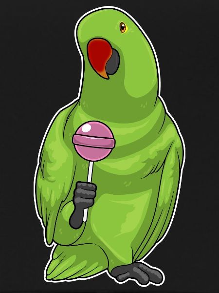 Parrot lollipop