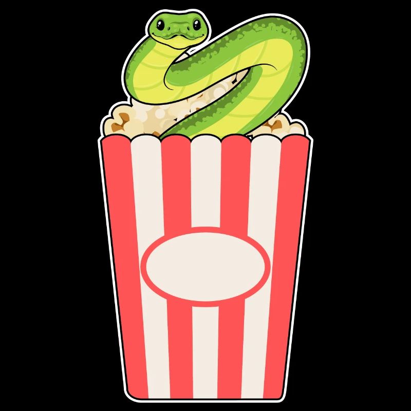 Schlange Popcorn