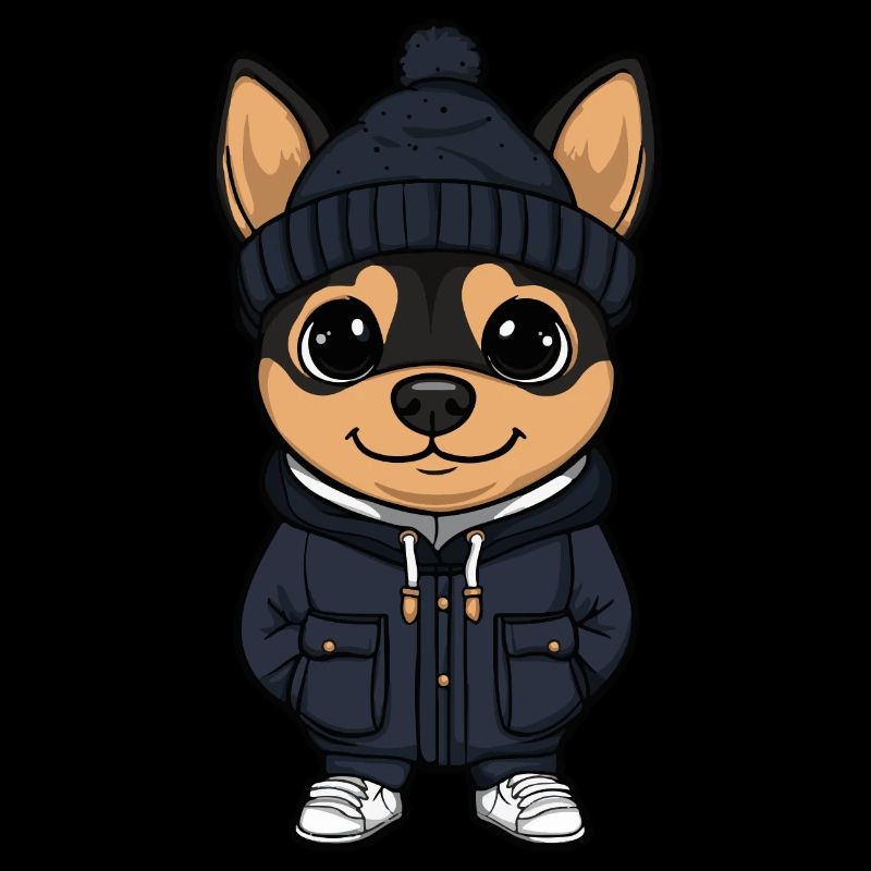 Pinscher Chien Élégant