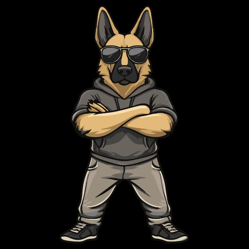 German Shepherd Comic
