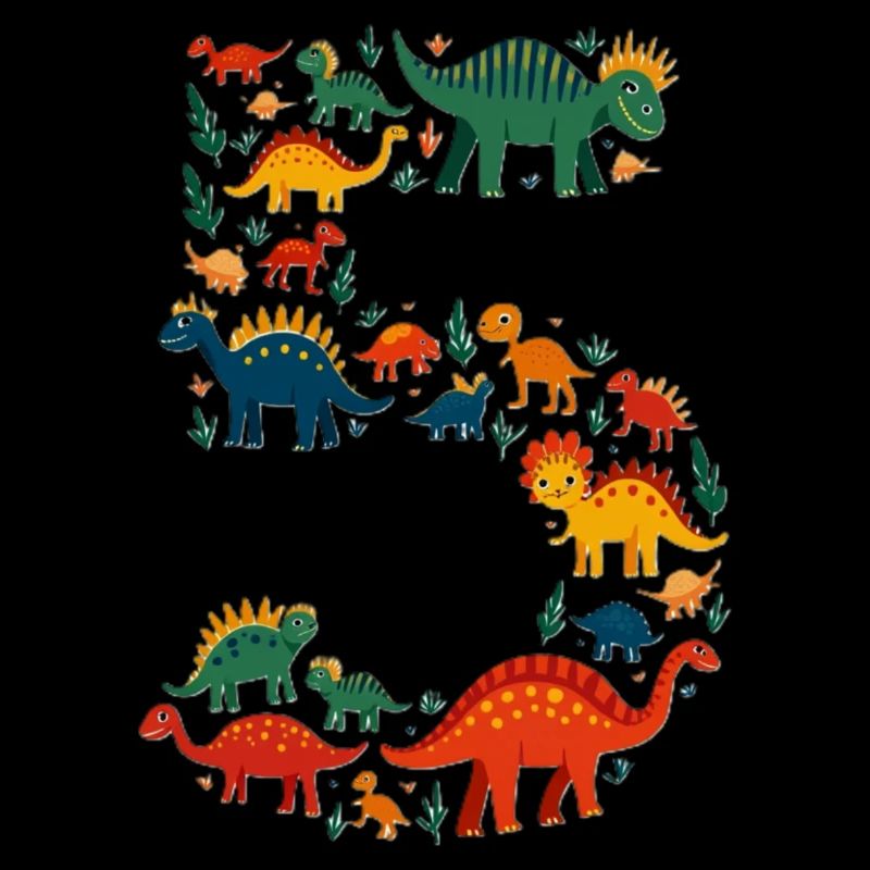 5ème anniversaire Dino Enfant