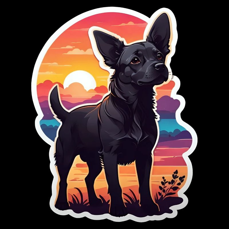 Dog at Sunset