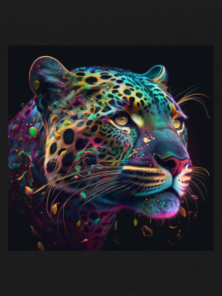 Coloured Jaguar, unique design