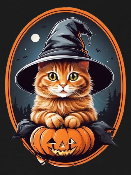 Chat d’Halloween