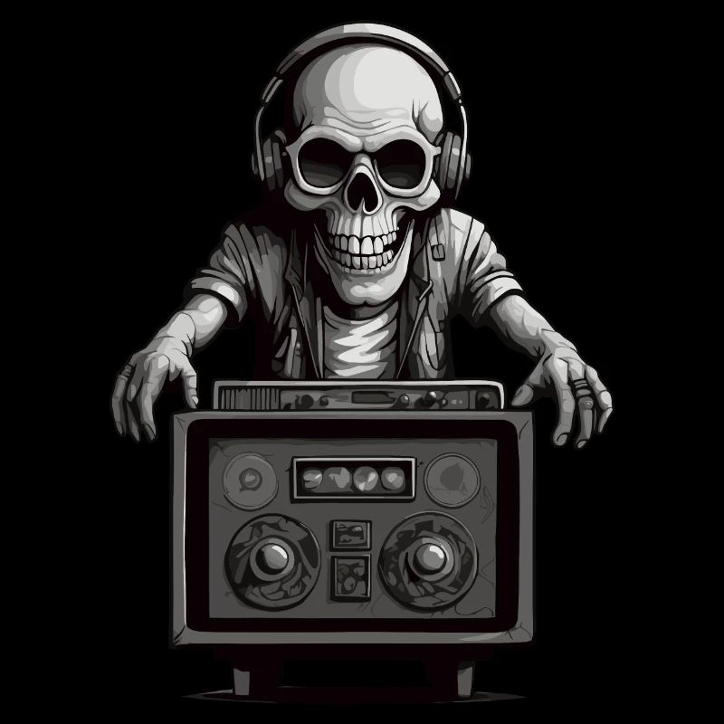 Skull Musician