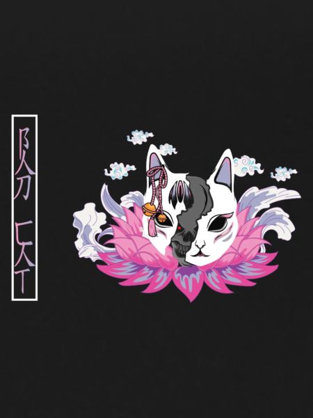 Japanese evil cat