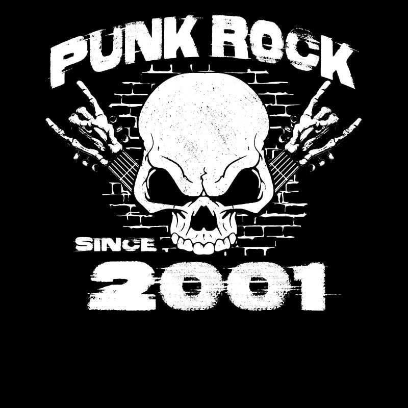 23rd Birthday - Punk Rock Since 2001 Skull Rock