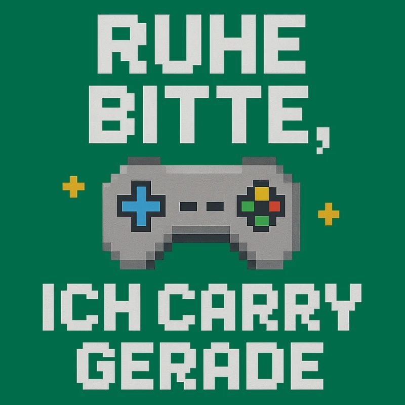 Ruhe Bitte Pixel Controller Grafik