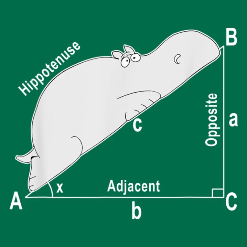 Hippo Math Math Chemise drôle drôle de professeur