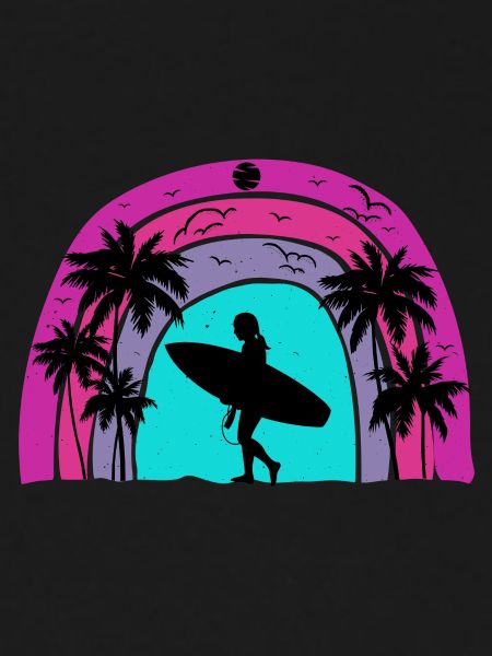 Surf retro sunset
