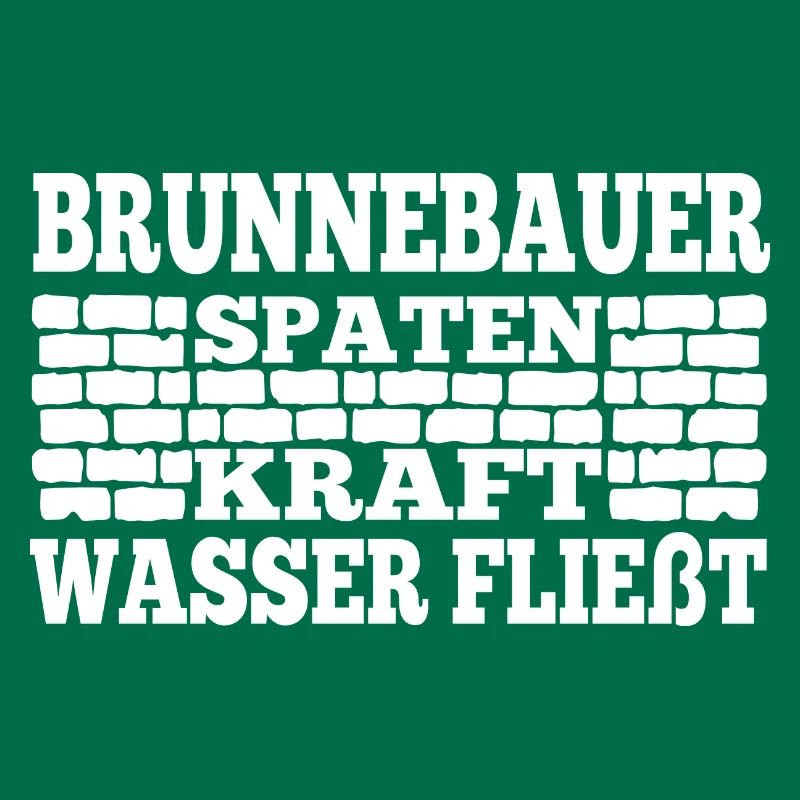 Construction de puits, bêche, puissance, coulée d’eau, constructeur de puits