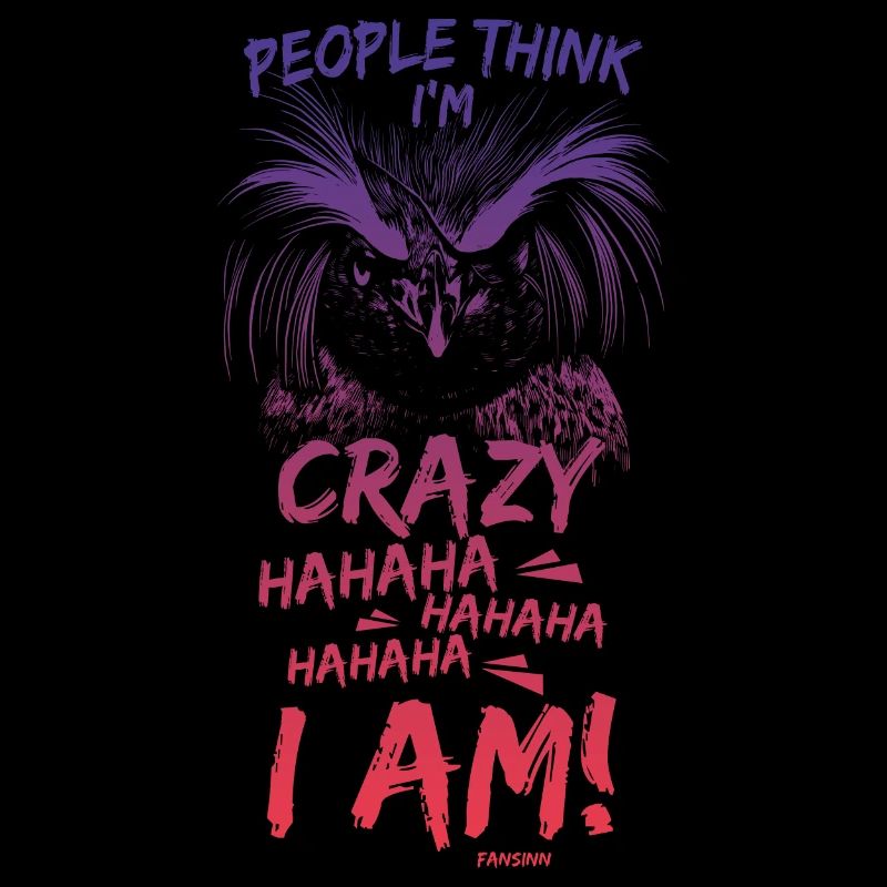 People Think I'm Crazy Hahahaha Penguin