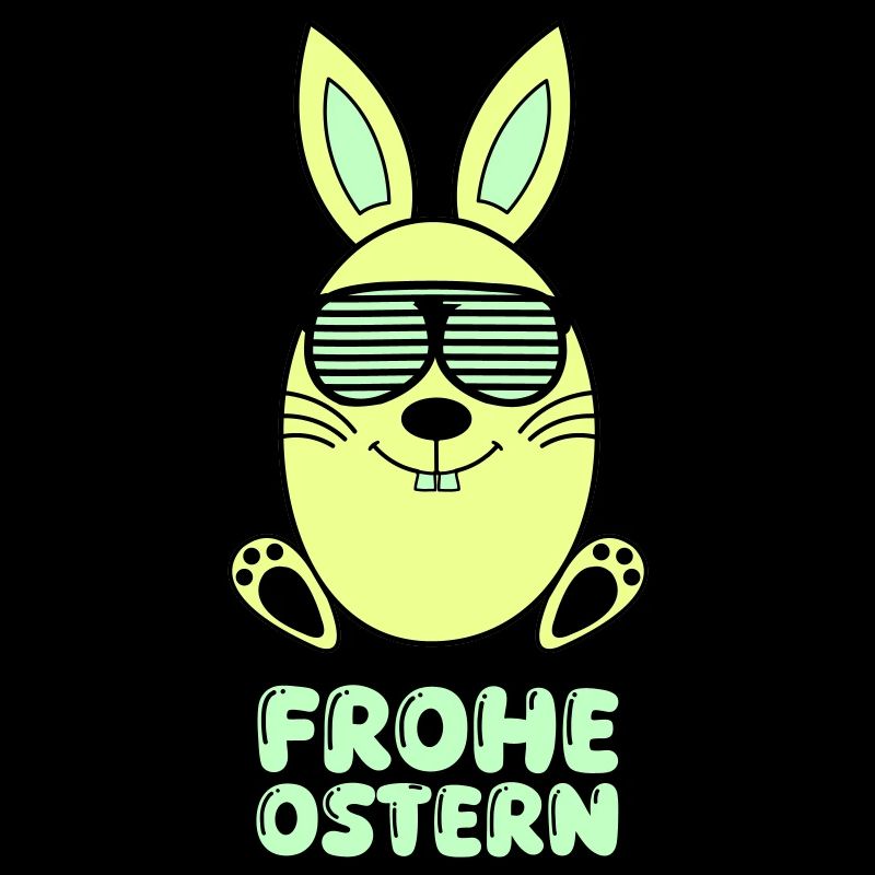 frohe ostern hase