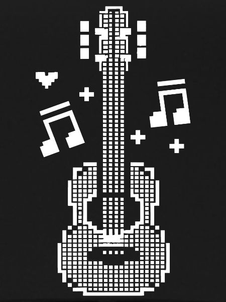 Ukulele Pixel Art