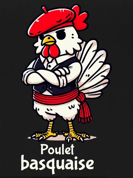 Chicken Basquaise - Plain text