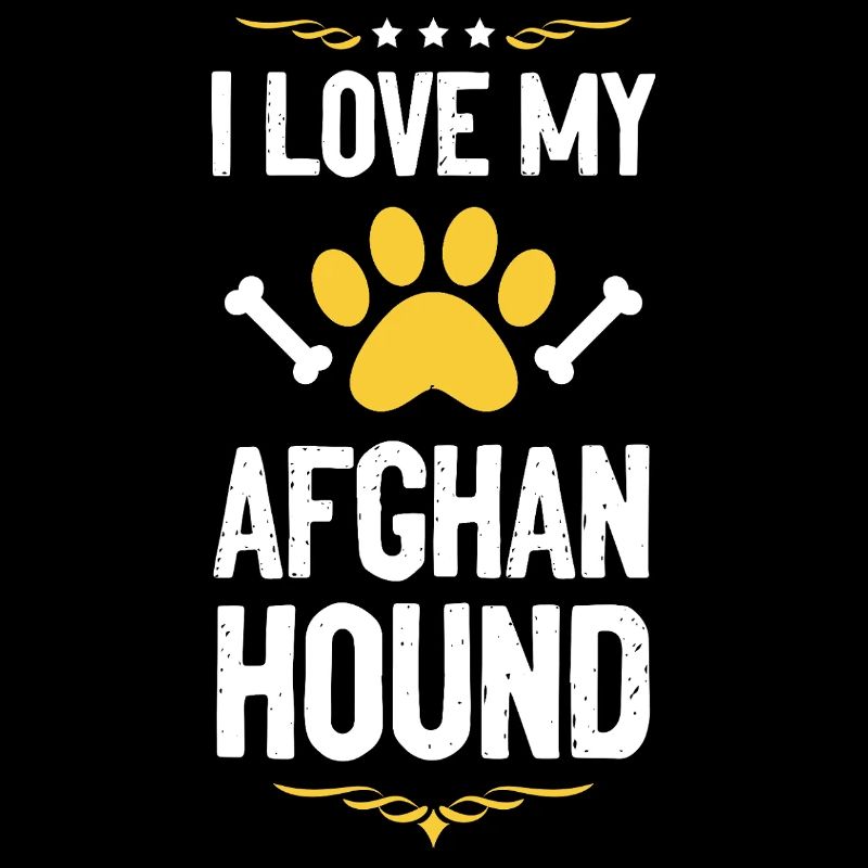 J’adore mon lévrier afghan
