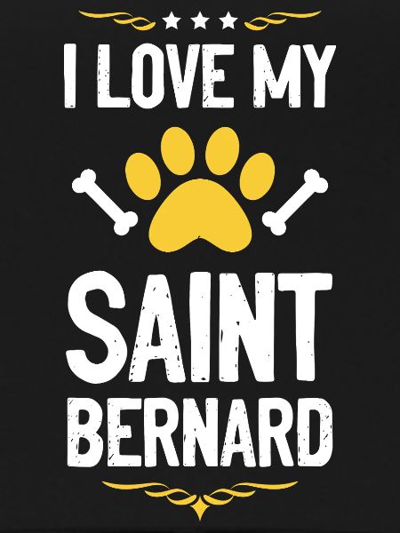 J’aime mon Saint-Bernard