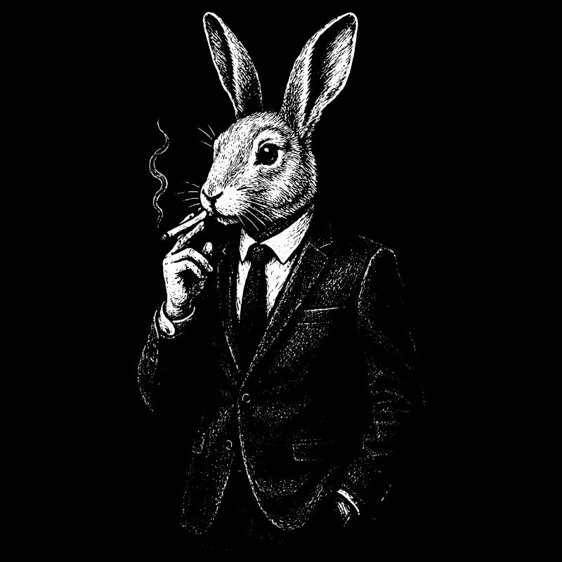 Gentleman Rabbit Smokey Noir