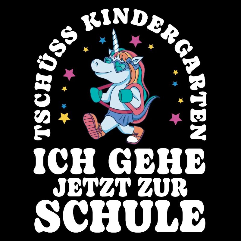 Einschulung Einhorn Tschüss Kindergarten