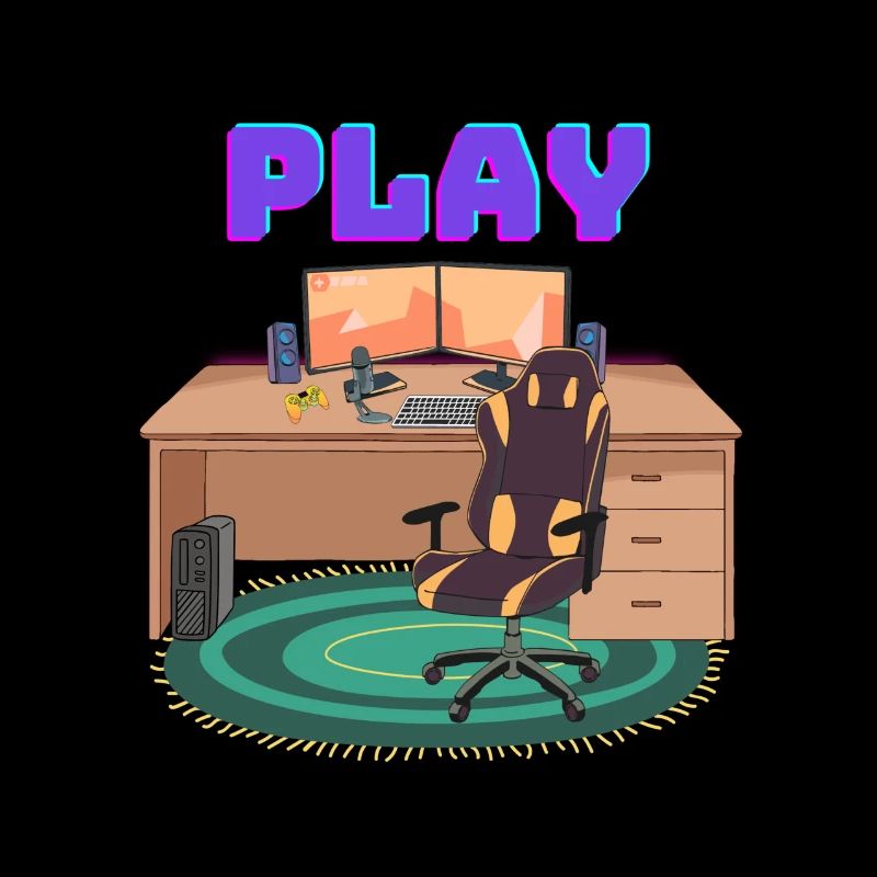 Bureau PC de jeu