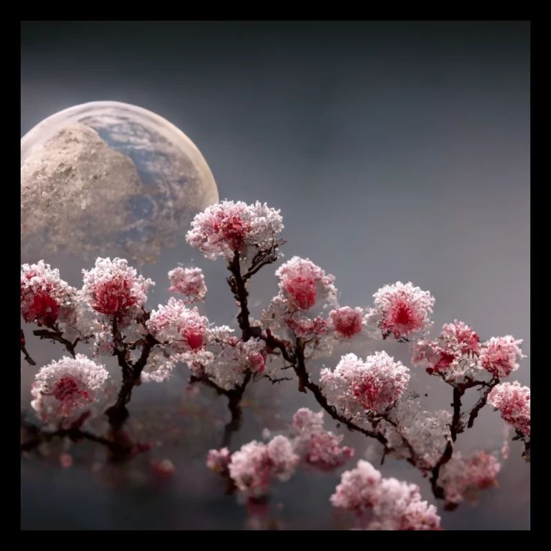 Rubi Blooming Cherry Trees on the Moon 1