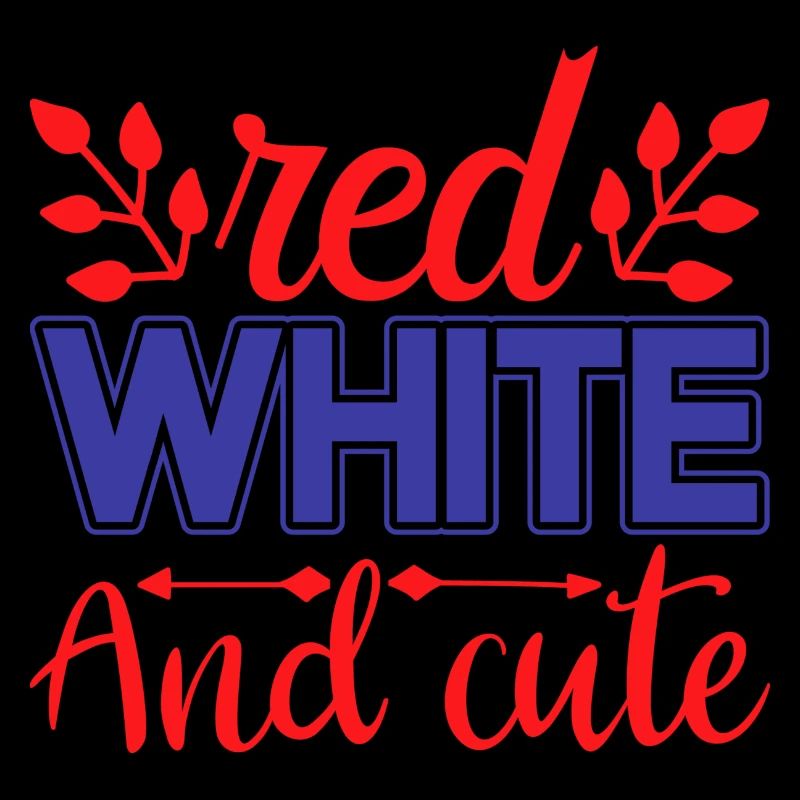 Rouge blanc et mignon