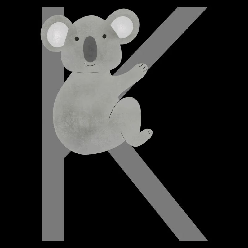 K - KOALA - ABC, Alphabet, Buchstabe, Tier, Name