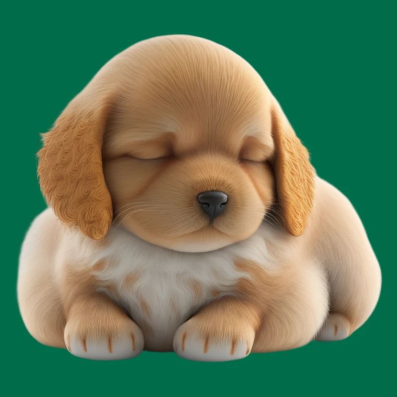 MIGNON CHIOT - TOUT DOUX - PAS DE BRUIT, IL DORT