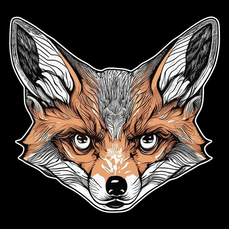 Fuchs mit tiefem Blick