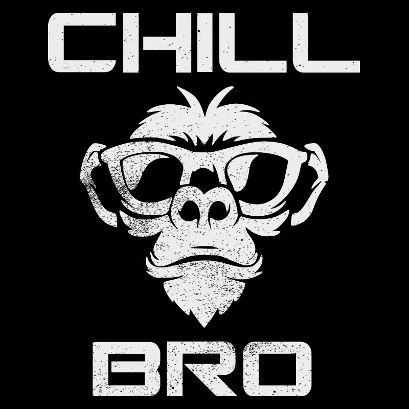 Chill Bro - Cool Monkey with Sunglasses